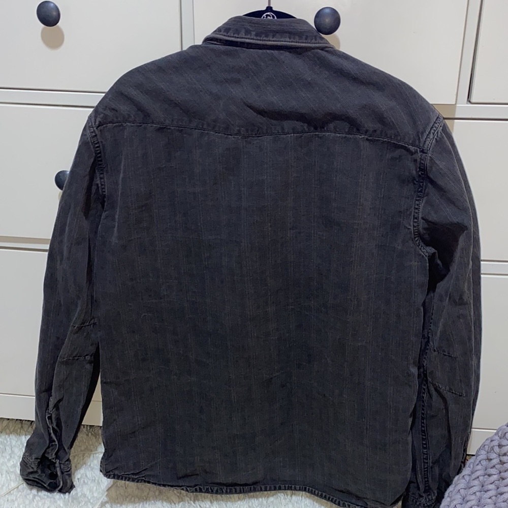 Rogue black denim rugged long sleeve shirt - Picture 3 of 11